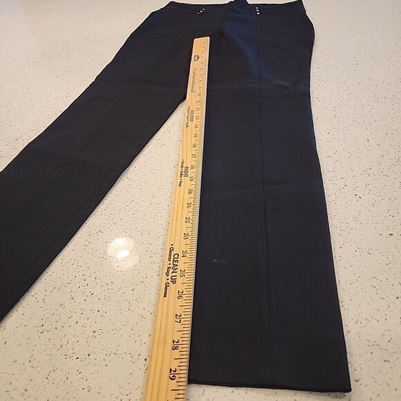 NWT Rafaella Pull On Black Pants 12 Slim Leg Stretch - Picture 2 of 7